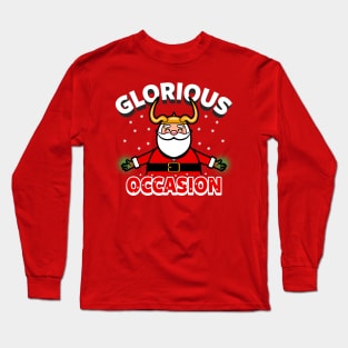 Glorious Occasion Funny Loki Superhero Christmas Cute Kawaii Santa Claus Funny Meme Long Sleeve T-Shirt